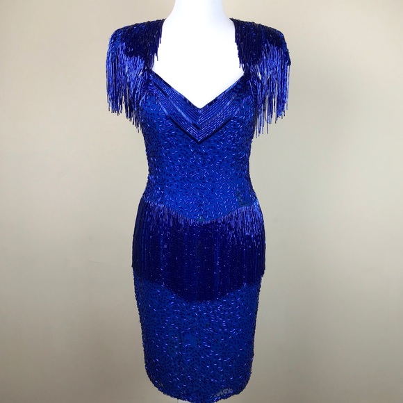 tassel cocktail dress